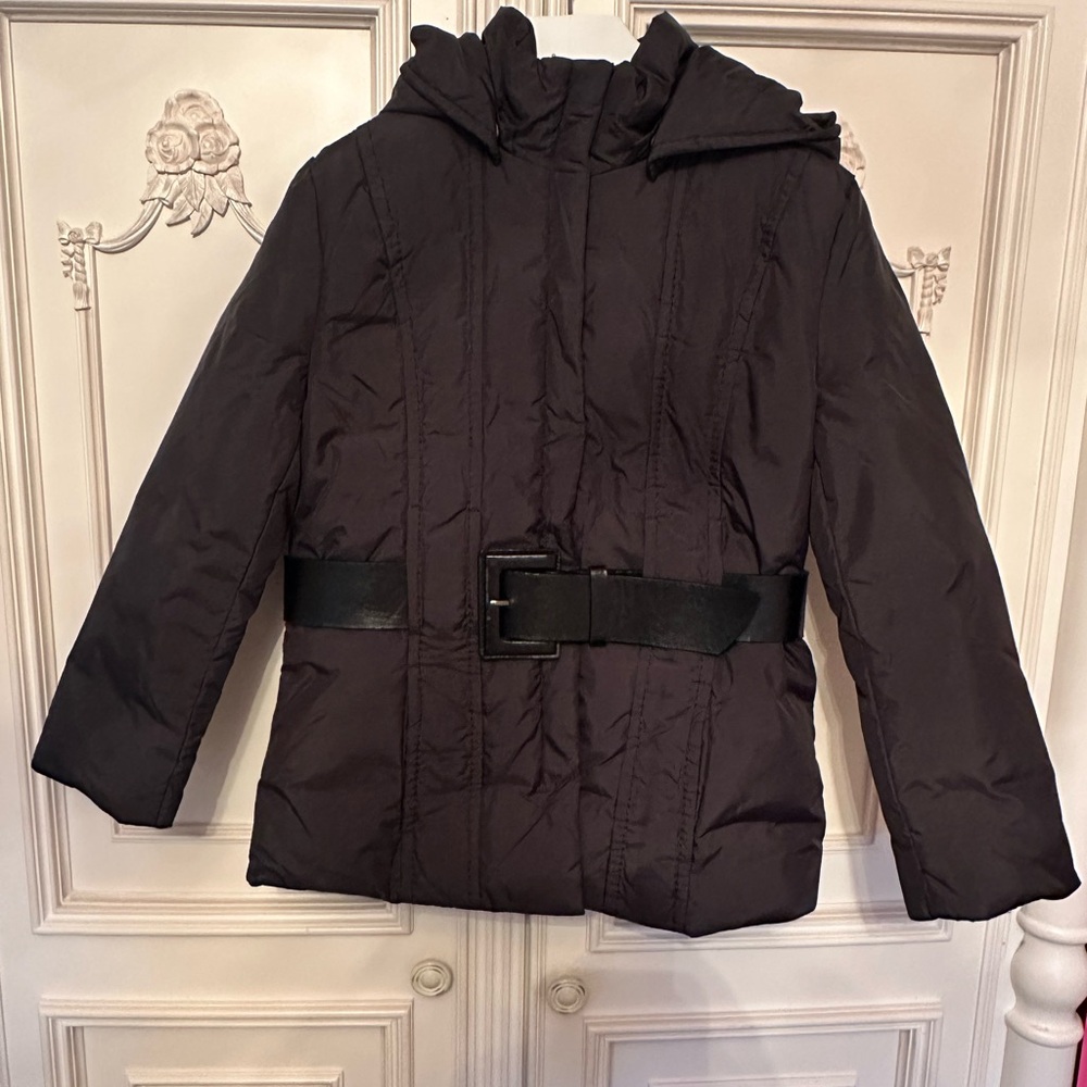 Via Spiga Black Puffer Jacket for Kids